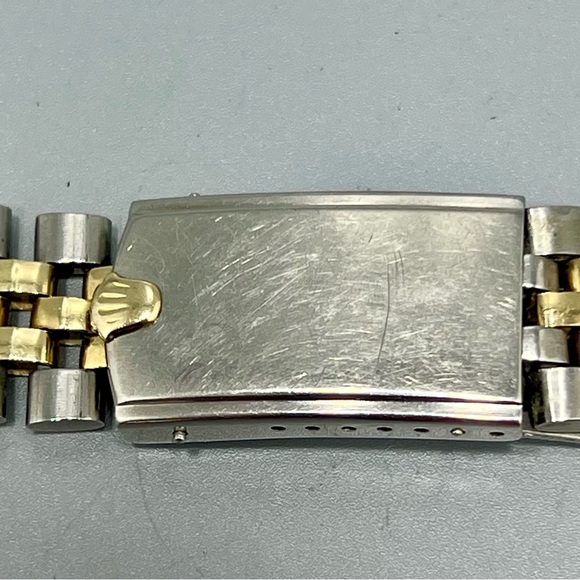 Rolex Vintage  14K Gold & Stainless Steel USA Oval Link Bracelet - Picture 8 of 13
